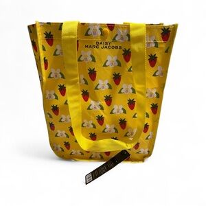 Marc Jacobs Yellow Daisy Floral Tote Bag NWOT